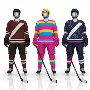 Vente en gros d'uniformes de hockey sur glace RAPID SPORTS 2026 |   Maillots personnalisés sublimés 100% polyester légers à séchage rapide à manches courtes - Product Image 6