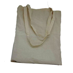 Large Cotton Canvas Shopping <b>Bag</b> with Sturdy Reinforced Handles Durable Reusable Tote <b>Bag</b> for Groceries Beach Travel <b>Work</b> School - Product Image 4