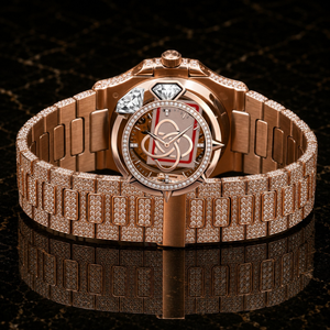 Custom Luxury Moissanite <b>Watch</b> Men Full <b>Diamond</b> Stainless Steel Quartz Wristwatch - Product Image 4