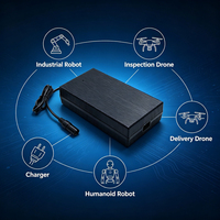Chargeur de batterie Li-ion pour drone et robot, certifié ETL PSE SAA GS CE, pour batterie lithium-ion 60V 71.4V 7.5A, sans ventilateur