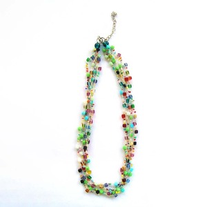 Natural Crochet Glass Bead Women's Multilayer <b>Statement</b> <b>Necklace</b> Indian Craft Luxury Ethnic Contemporary Jewelry Party Bulk Rate - Product Image 2