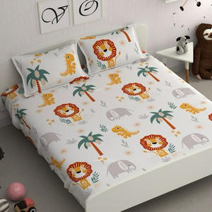 Drap de lit imperméable imprimé pour enfant, housse de matelas protectrice, drap-housse, couvre-lit fixe - Product Image 4