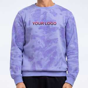 เสื้อสเวตเตอร์คอกลมของผู้ชายเสื้อมีฮู้ดผ้ามัดย้อมสำหรับผู้ชายดีไซน์ใหม่ล่าสุดสไตล์มืออาชีพ - Product Image 3