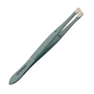Pinzas Inclinadas para Depilación de Cejas, de Acero Inoxidable, Ecológicas, Reutilizables, para Salón de Belleza Facial - Product Image 1