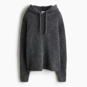 Cinq B à la mode hommes partout imprimer doux Mohair sweats à capuche en gros hiver chaud pull confortable Mohair sweats à capuche tricots Anti-boulochage - Product Image 5