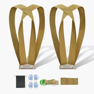 Sistema di Cinghie per Sollevamento a 2 Persone, Capacità 1 Tonnellata, Modello Piatto con 1 Cinghia Portante e 1 Cinghia Manuale, Imbracature Regolabili - Product Image 1