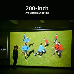 Projecteur de Salle A45 Laser Mural pour Enfants, 850 ANSI Lumens, Meilleur Mini Projecteur Portable pour Présentations de Données, Cinéma, Vidéo 4K Native, Android, Google - Product Image 2