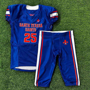 Uniforme de Fútbol Americano Juvenil 100% Poliéster, Personalizable con Impresión, Mangas Cortas, Camisetas Deportivas de Verano - Product Image 6