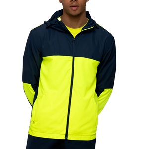 High Quality Color Block Two Toned Windbreaker Jacket Waterproof Breathable Zipper Jacket Oversized <b>Wind</b> <b>Breaker</b> Jacket For Men - Product Image 1