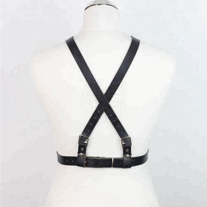 Custom Made Design Low Price <b>Leather</b> <b>Harness</b> Light Control Adjustable High Quality Top Selling Wholesale <b>Women's</b> <b>Harness</b> - Product Image 4