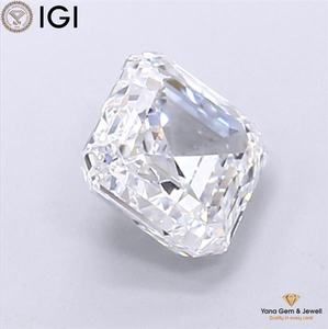 Diamant de laboratoire CVD certifié IGI, 4,01 carats, taille Asscher, couleur D, clarté VVS2, idéal pour les bijoux de créateurs sur mesure - Product Image 4