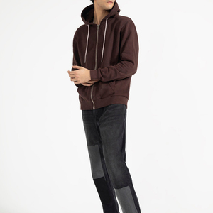 Sudaderas con capucha y cremallera personalizadas de alta calidad, transpirables, muy recomendadas, con logo, para ropa deportiva masculina. - Product Image 1