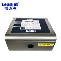 Machine de codage à jet d'encre CIJ Leadjet de Wuhan pour carton, étiquette, plastique et papier