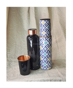 ขวดทองแดงทำมือพร้อมโครงสร้างแบบไร้ข้อต่อเพื่อเพิ่มความทนทานและประโยชน์ต่อสุขภาพ - Product Image 2