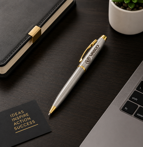 Luxury Black Metal <b>Pen</b> for Business Professionals Premium Office Ball <b>Pen</b> with Gold Accents Executive Gift <b>Pen</b> for Branding & - Product Image 5