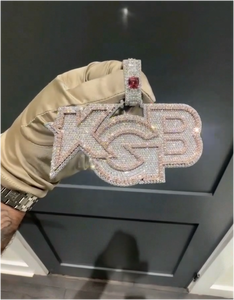 Fashion <b>Rapper</b> Jewelry Fully Iced Out Moissanite Letter Pendant for Cuban <b>Chain</b> Sterling Silver 925 Moissanite Custom Pendant - Product Image 5