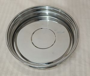 EXCLUSIVE Durable Stainless Steel Combo Communion Tray 33 Cups Bread Center <b>Mirror</b> Finish NO LID NO BOTTOM RING Church Use - Product Image 2
