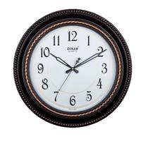 Jam Dinding Kayu Bulat Sonam Desain Tradisional Analog Quartz Untuk Ruang Tamu Buatan India