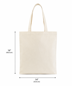 กระเป๋าผ้าแคนวาสขนาด 16x14 นิ้ว พร้อมหูหิ้วสะพายไหล่ สำหรับใส่ของชำและเดินทาง ใช้ได้ทุกวัน - Product Image 2