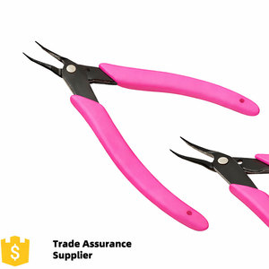 Professional Bent Chain Nose Pliers Stainless Steel 5 Inch Soft Grip Handle Jewelry Tool for Beading <b>Wire</b> Wrapping <b>Craft</b> - Product Image 6