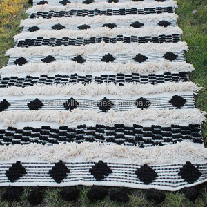 Alfombras y alfombras bohemias ecológicas, hermosas alfombras bohemias portátiles para sala de estar, grandes alfombras bohemias sostenibles - Product Image 4