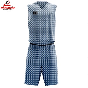 Uniforme de basketball de qualité supérieure, service OEM, anti-transpiration, antibactérien, protection UV, sans manches, imprimé, taille adulte - Product Image 4