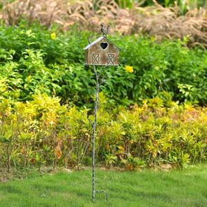 Casitas para pájaros de metal de mediados de siglo, ideales para regiones con fuertes lluvias debido a su resistencia al agua, 1987 - Product Image 4