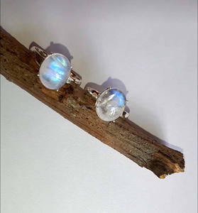 Herkimer Raw Jewelry <b>Ring</b> Sterling Silver <b>Gold</b> Plated Bezel Setting Natural Stone IGI Certified <b>Vintage</b> Wedding Party Accessory - Product Image 5