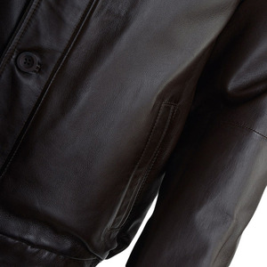 Top Windbreaker Leather <b>Jackets</b> Latest Design Custom Brand Fashion Black <b>Men's</b> <b>Bike</b> Motor Leather <b>Jacket</b> - Product Image 5