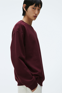 เสื้อฮู้ดผู้ชายผ้าฝ้ายหนานุ่มพิมพ์โลโก้ตามสั่ง ผ้าฝ้ายฟลีซ 100% ทรงโอเวอร์ไซส์ สีพื้น ย้อมสีแบบพัฟ บริการ OEM - Product Image 3