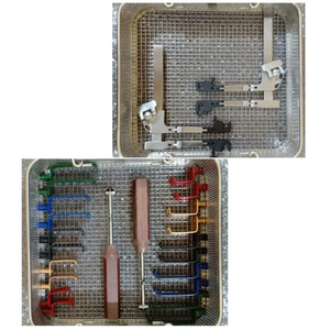 Juego de instrumentos quirúrgicos ortopédicos de acero inoxidable estilo Trimline ACDF, manual, de alta calidad, grado A+, para puente óseo - Product Image 5