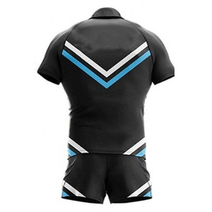 ชุดรักบี้วินเทจสั่งทำคุณภาพสูง ดีไซน์ไม่ซ้ำใคร สำหรับทีม ผลิตจากโพลีเอสเตอร์ 100% ทนทาน ระบายอากาศได้ดี ราคาไม่แพง - Product Image 3