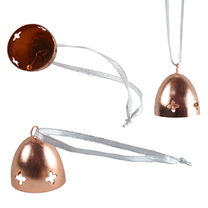 Campana Navideña Colgante de Primera Calidad para Decoración del Hogar y Fiestas, Diseño de Campana Navideña Colgante con Acabado Metálico Sólido - Product Image 6