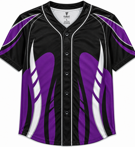 Baseball Uniform High Quality Sublimated Baseball Teamwear 100% Polyester Moisture Wicking Custom Logo Team Name Adult Black Red - Product Image 2