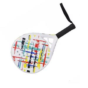 Raqueta de Pádel Profesional Personalizada al por Mayor, de Carbono 18K con Diamantes, Núcleo de EVA, Ligera, Antideslizante, para Tenis de Playa, OEM - Product Image 5