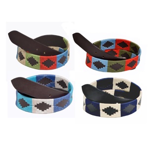 2026 Premium Argentina Leather <b>Belt</b>\Custom Leisure Sport Embroidered Polo <b>Belt</b> Emboss Genuine <b>Belt</b> with Customization logo - Product Image 1