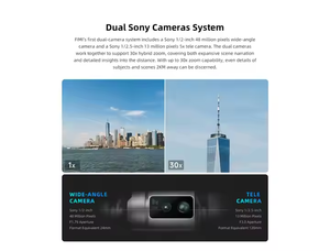 Fimi X8 Tele Max <b>Dron</b> Wide-Angle and Tele Camera Expertise Photography 30X Hybrid Zoom UAV with AI Ultra Night Scene <b>Dron</b> - Product Image 5