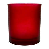 Pot à bougie en verre givré de qualité supérieure avec couvercle en bois, récipient pour bougie parfumée, décoration d'intérieur, cadeau, porte-bougie, logo personnalisé