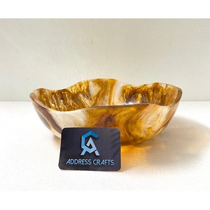 Best Selling Resin Fruit Bowls Housewarming Gifts For Wedding <b>Birthday</b> <b>Table</b> Decor Centerpiece Resin Salad Bowl Kitchenware Bowl - Product Image 1
