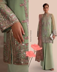 Vestidos Casuales de Primera Calidad para Mujeres Pakistaníes e Indias, Nuevas Llegadas 2026, Salwar Kameez, Vestidos de Tela Lawn, ODM 2032 - Product Image 4