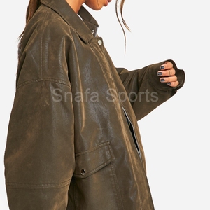 2026 New Design Wholesale High Quality Customizes Fashionable Comfortable Leather Jackets For Women Wear - Product Image 5