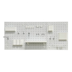 Tự làm MDF Pegboard mô-đun tổ chức Lưu trữ tường móc kệ - Product Image 2