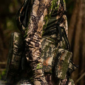 Chemise thermique tactique de chasse camouflage personnalisée pour homme, à séchage rapide, avec fermeture éclair 1/4, manches longues, pour la pêche et la randonnée en extérieur - Product Image 3
