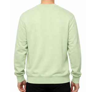เสื้อสเวตเชิ้ตผู้ชายทรงโอเวอร์ไซส์ ผ้าฝ้าย 100% หนานุ่ม ระบายอากาศได้ดี ปักลายตามสั่ง บริการ OEM สำหรับฤดูใบไม้ร่วง สไตล์สตรีทแวร์ - Product Image 6