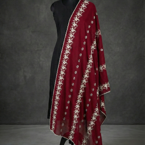 Châle en mousseline AHE pour femme musulmane africaine, élégant, tendance, traditionnel, fait main, durable, léger, long, à motif uni - Product Image 6