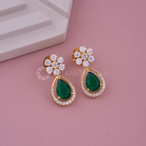 Ensemble de collier élégant avec diamants ronds de laboratoire, bijoux fins pour femmes, provenant d'un fournisseur indien. - Product Image 5
