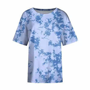 Camisetas de Algodón con Hombros Caídos para Mujer, Diseño Nuevo, Corte Holgado, Color Beige, Camiseta Corta para Mujer - Product Image 1