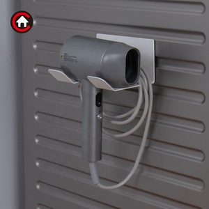 <span class=keywords><strong>Support</strong></span> mural magnétique pour sèche-cheveux avec rangement pour cordon, organisateur de salle de bain pour machine à laver - Product Image 5