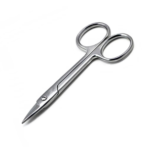 Tijeras Profesionales para Cutículas con Mango Antideslizante, Curvas y Afiladas, Ligeras, Reutilizables, de Acero Inoxidable de Alta Calidad - Product Image 4
