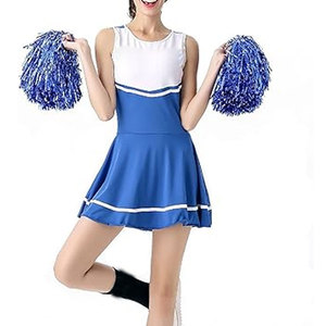 Uniforme de Porristas de Alta Calidad de Secado Rápido para Mujer, Uniforme de Porristas Ligero de Color Sólido - Product Image 1